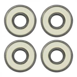 Bullseye ABEC 9 Bearings White