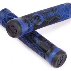 Scooter Parts Fuzion Hex Grips Black/Blue