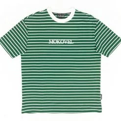 Mokovel Stripe Green T Shirt Apparel