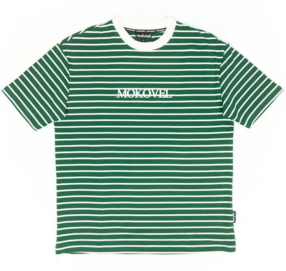 Mokovel Stripe Green T Shirt Apparel 3 Mokovel Stripe Green T Shirt Apparel