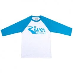 River Classic 3/4 Sleeve Shirt (Blue/White) Accesories