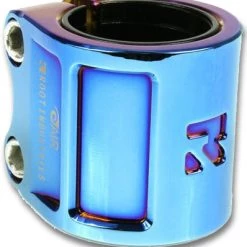 Scooter Parts Root Industries AIR Double Clamp Blue Ray