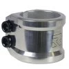 Root Industries Lithium Double Clamp Polished Scooter Parts