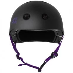 S1 Lifer Helmet Matte Black Purple Straps