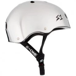 S1 Lifer Helmet Silver Mirror Gloss