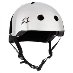S1 Lifer Helmet Silver Mirror Gloss