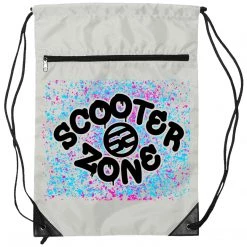 Scooter Zone Paint Splatter Drawstring Bag Scooter Parts