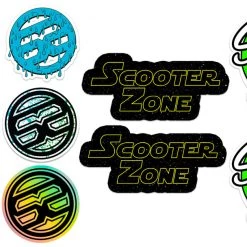 Scooter Parts Scooter Zone Sticker Pack