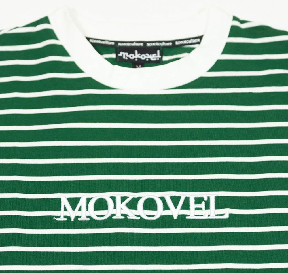 Mokovel Stripe Green T Shirt Apparel 4 Mokovel Stripe Green T Shirt Apparel